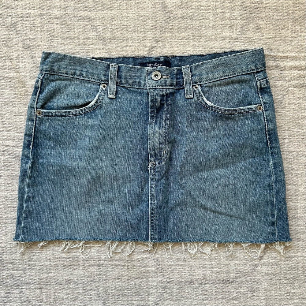 Karen Kane Denim Mini Skirt